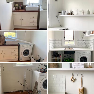 Stephanie - Laundry Room DIY