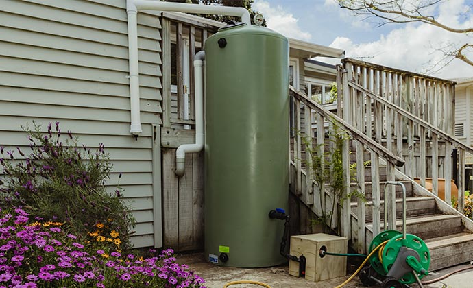 How to install a water tank