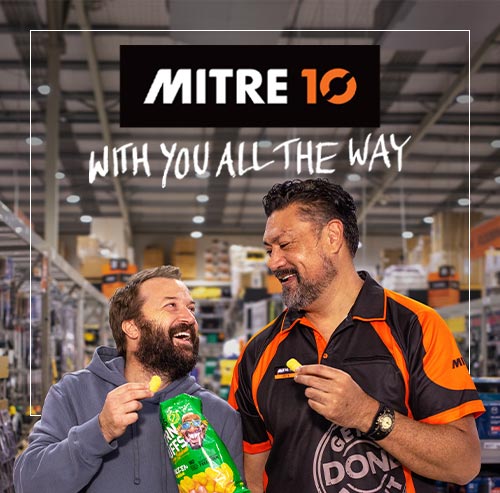 At Mitre 10, we're with you all the way