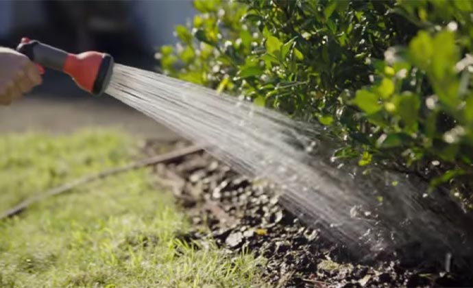 Garden water saving tips
