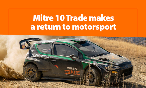 Mitre 10 Trade makes a return to motorsport