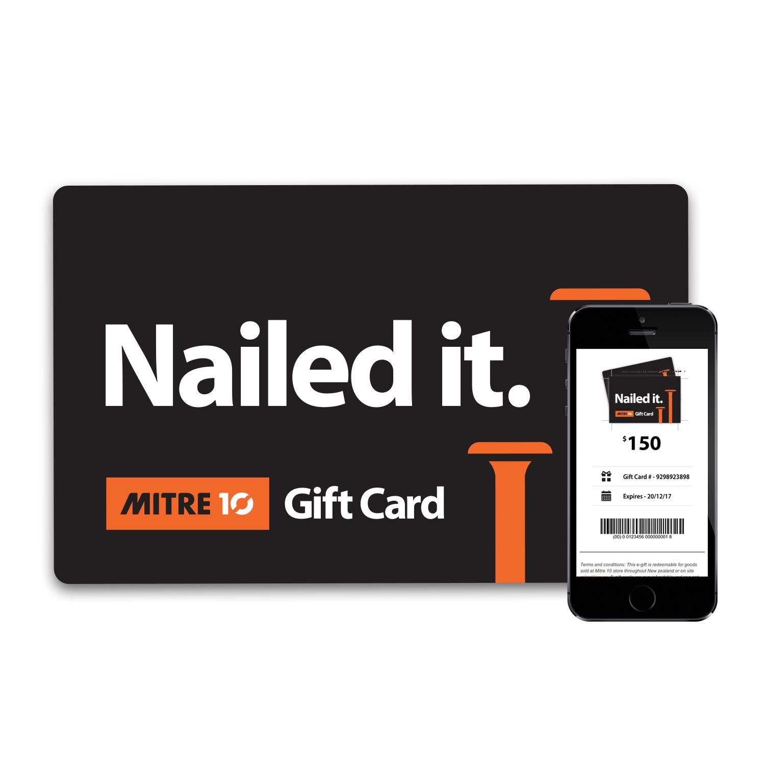 EGift Card Nailed It Mitre10