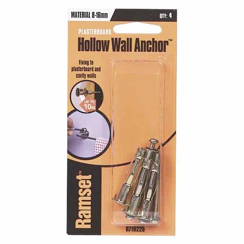Ramset Hollow Wall Anchors 813mm Gold Mitre10
