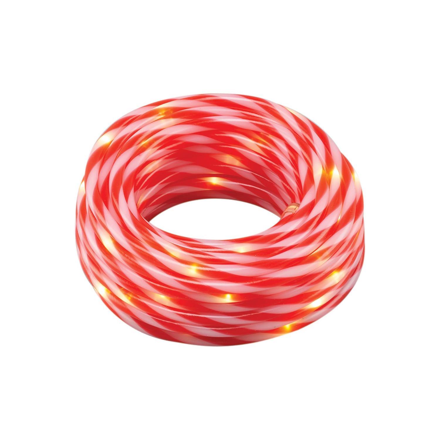 Southern Lights Candy Cane Rope light 10m Mitre10