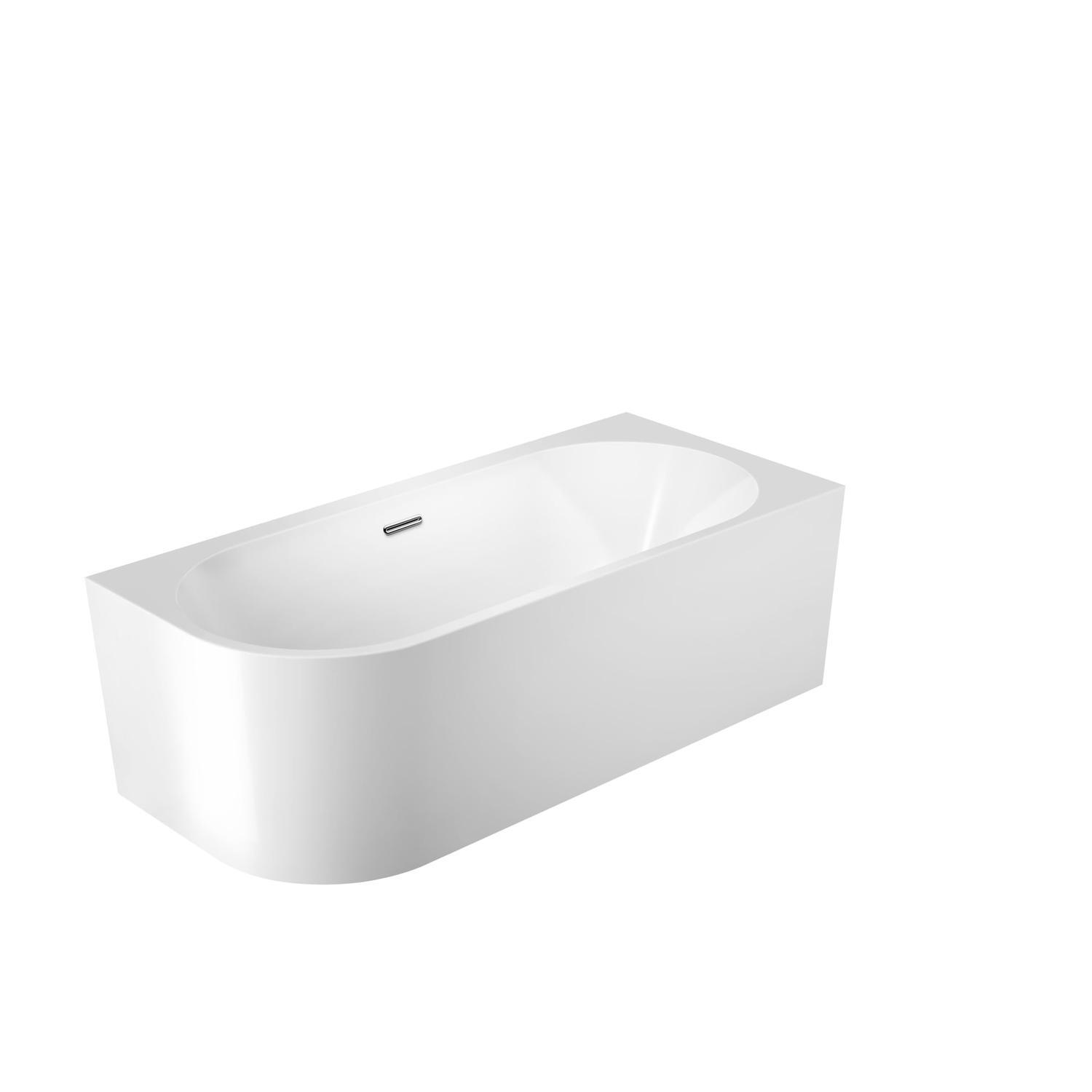 Nouveau Freestanding Right Corner Bath 1700mm Mitre10