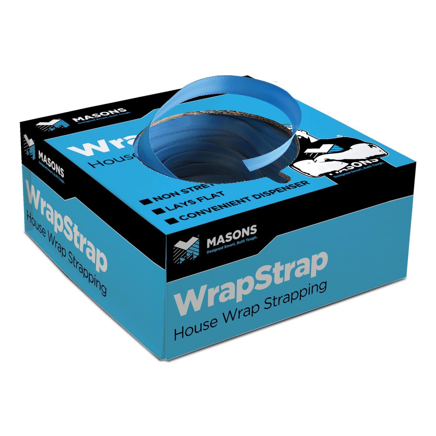 Masons | Wrap Strap 19mm x 300m Blue | Mitre10