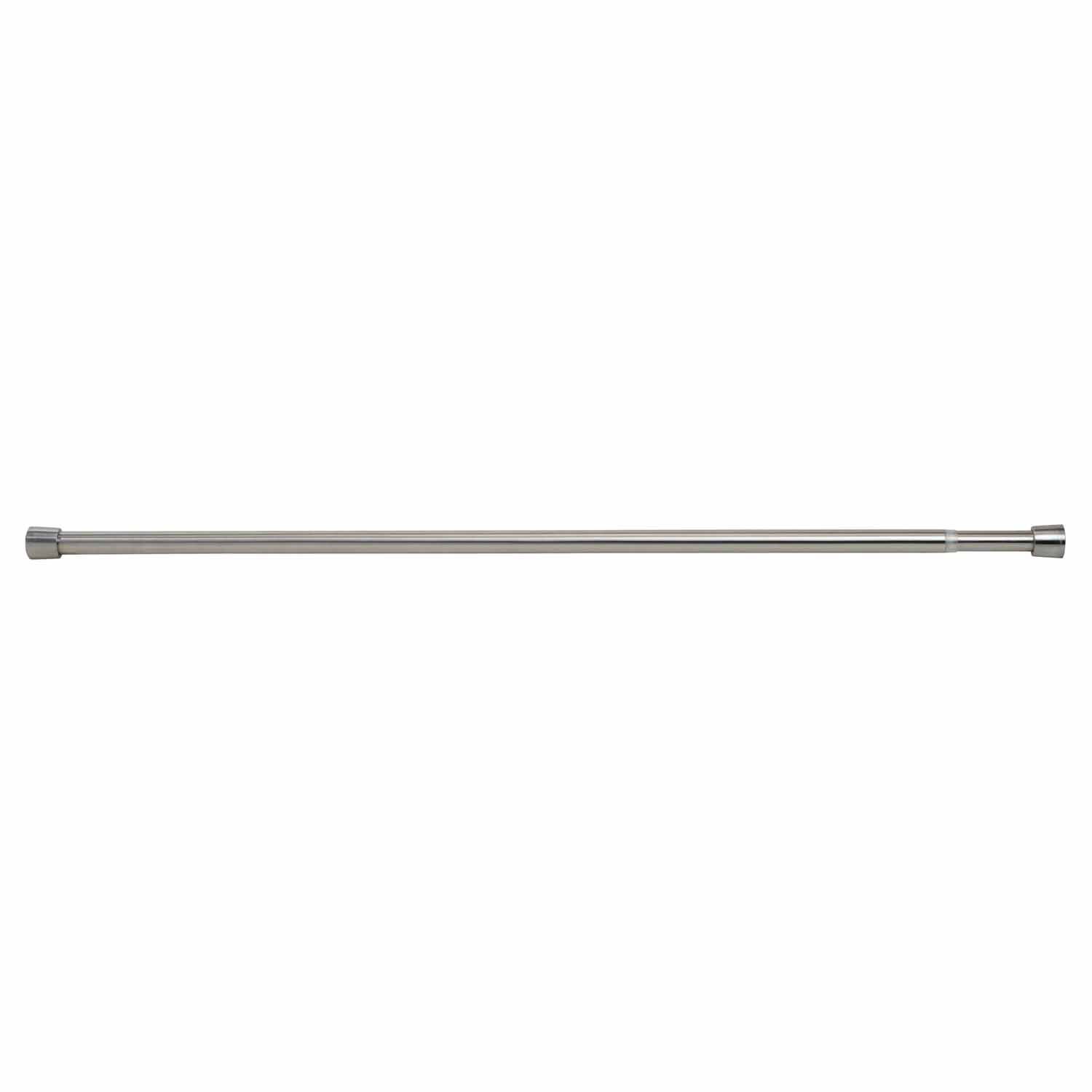 InterDesign Shower Curtain Tension Rod 109cm to 190cm Brushed SS