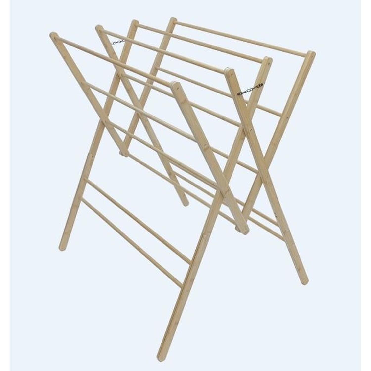 Airer Bamboo Concertina Clothes Airers