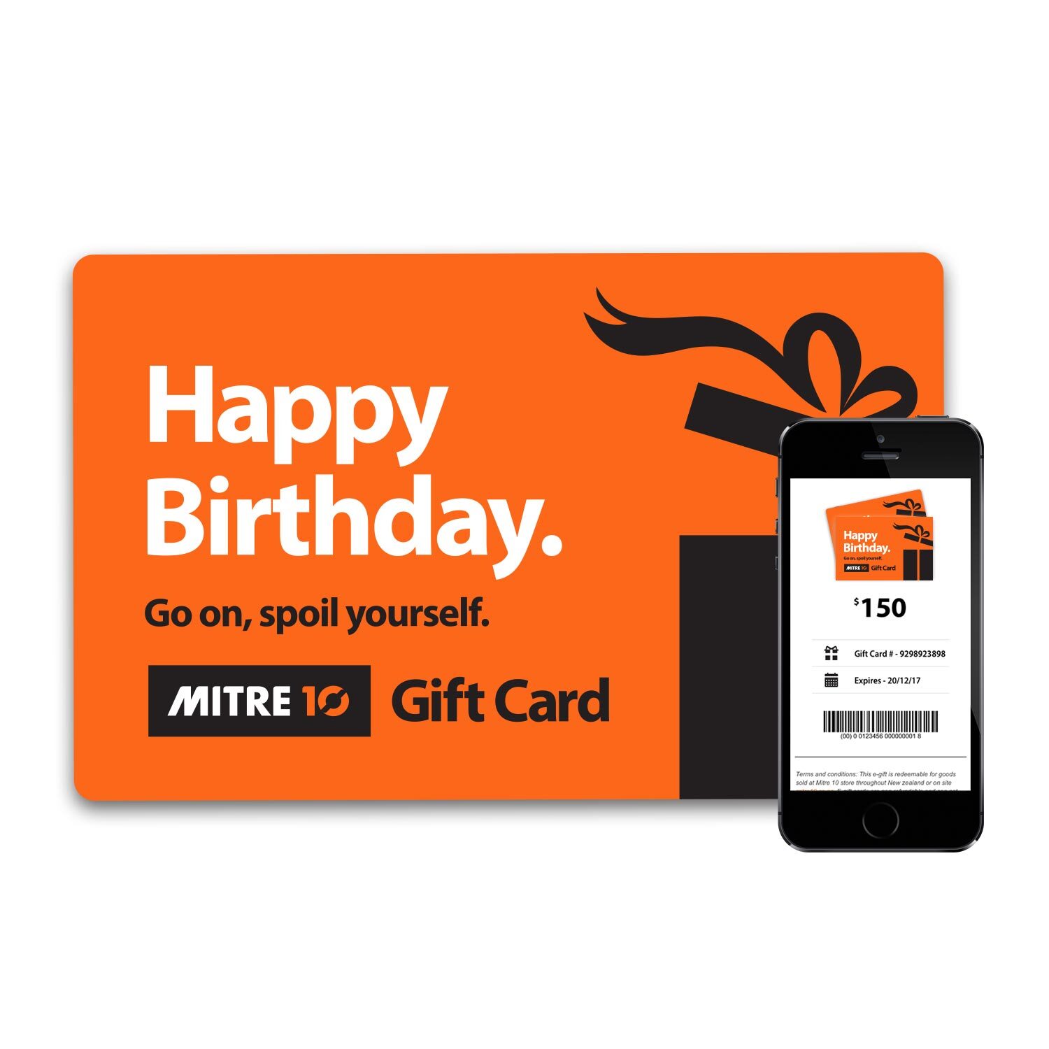 EGift Card Happy Birthday with Gift Box Mitre10