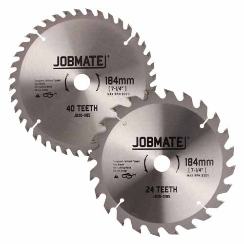 Jobmate Circular Saw Blade SETC 185mm Mitre10
