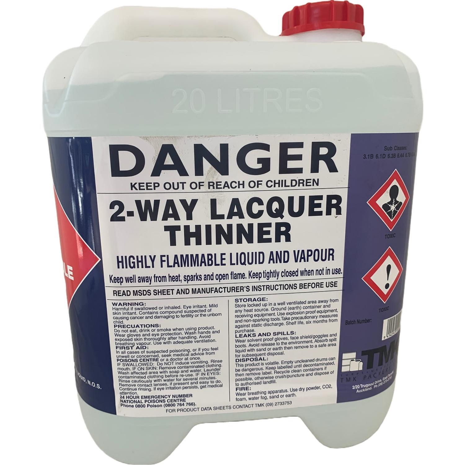 2 Way Lacquer Thinner 20 litre Clear Mitre10