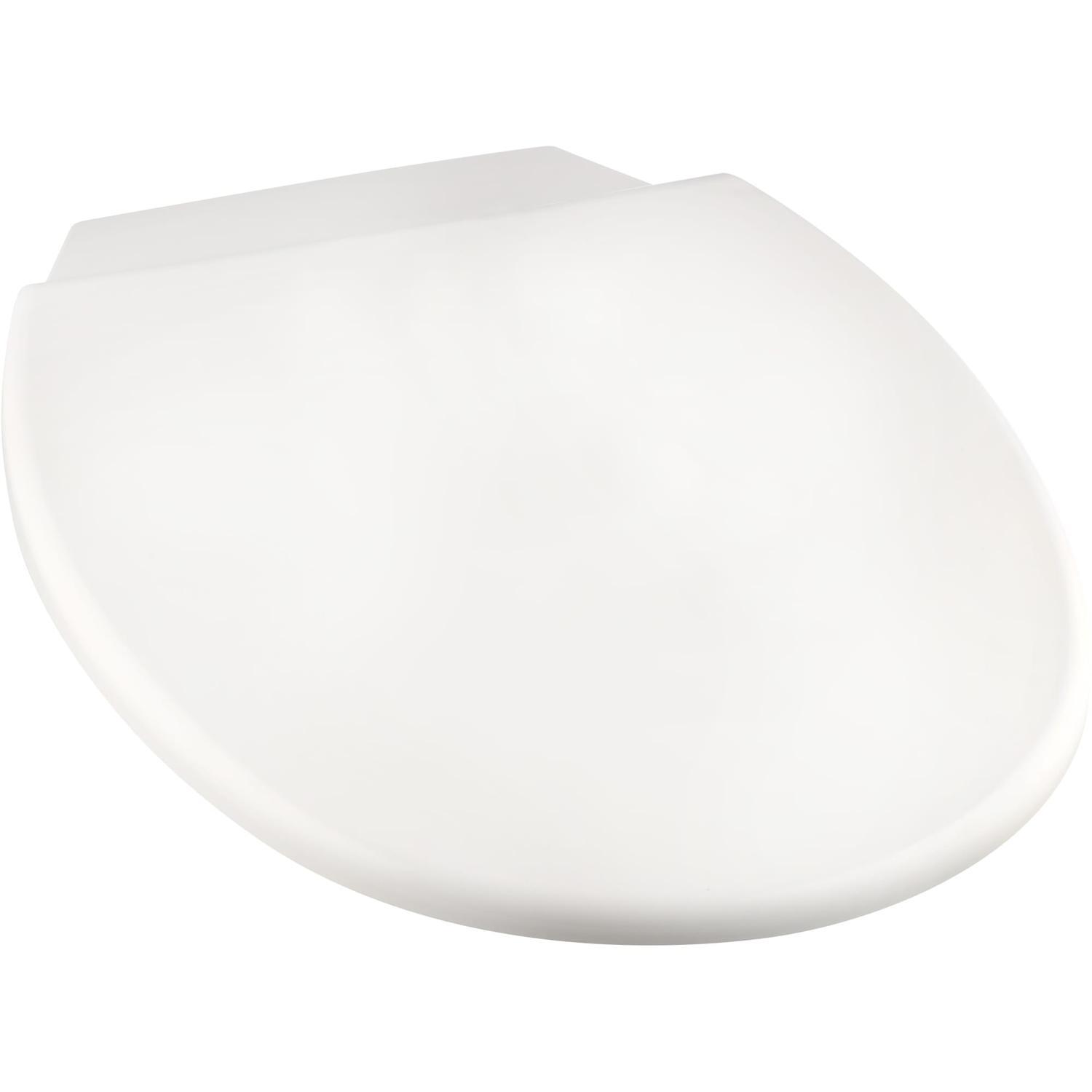 Dux Toilet Seat Double Flap W390mm, D450mm, Hinge 1418mm White