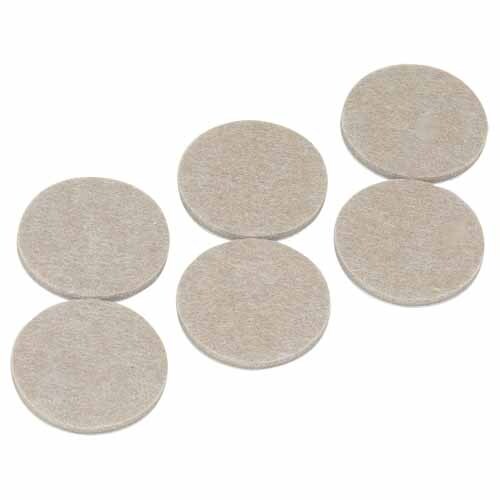 Soft Touch Felt Pads 50mm Oatmeal Mitre10
