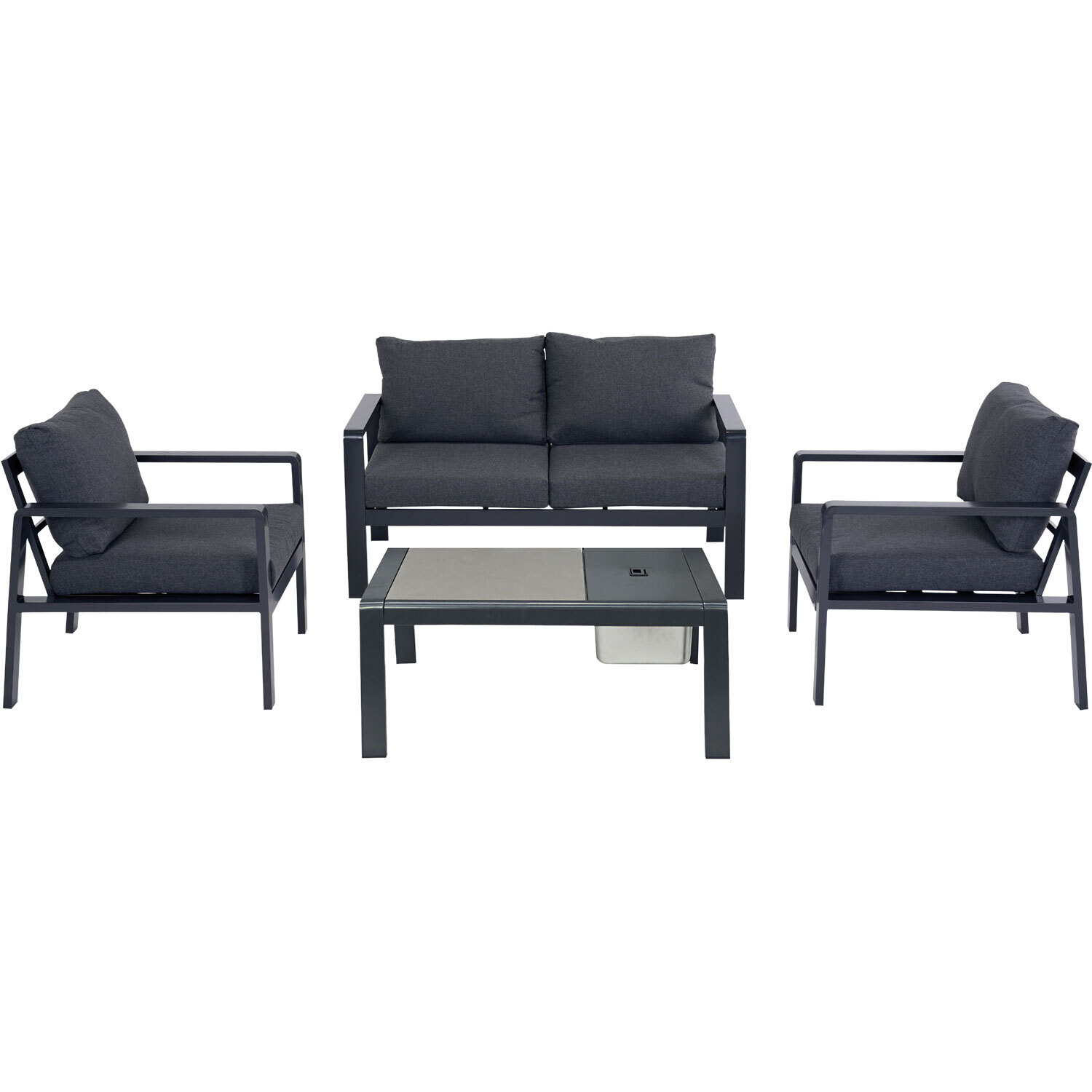 Nouveau Alfresco Outdoor Lounge Setting 4 Piece Mitre10