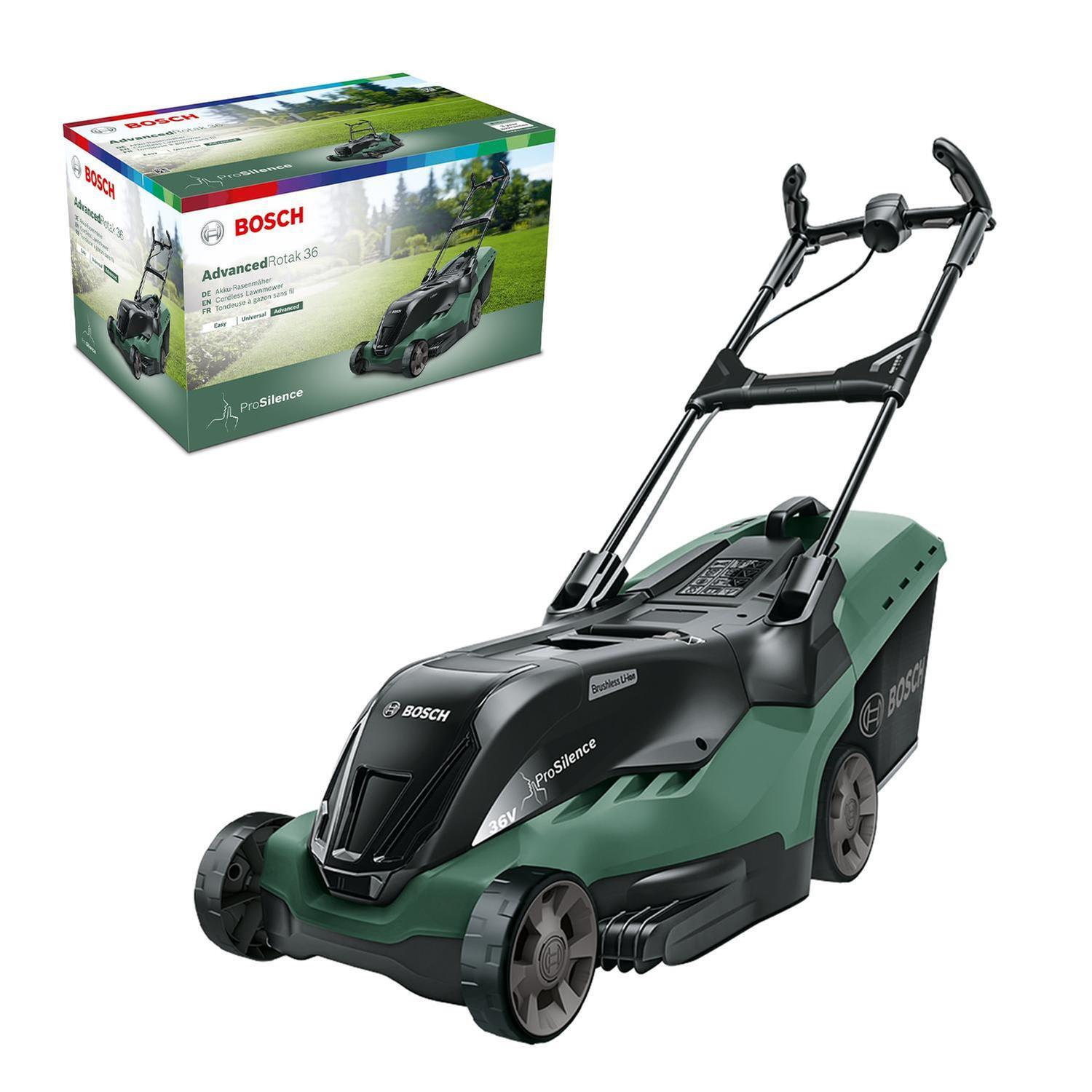 Bosch battery lawn mower hot sale