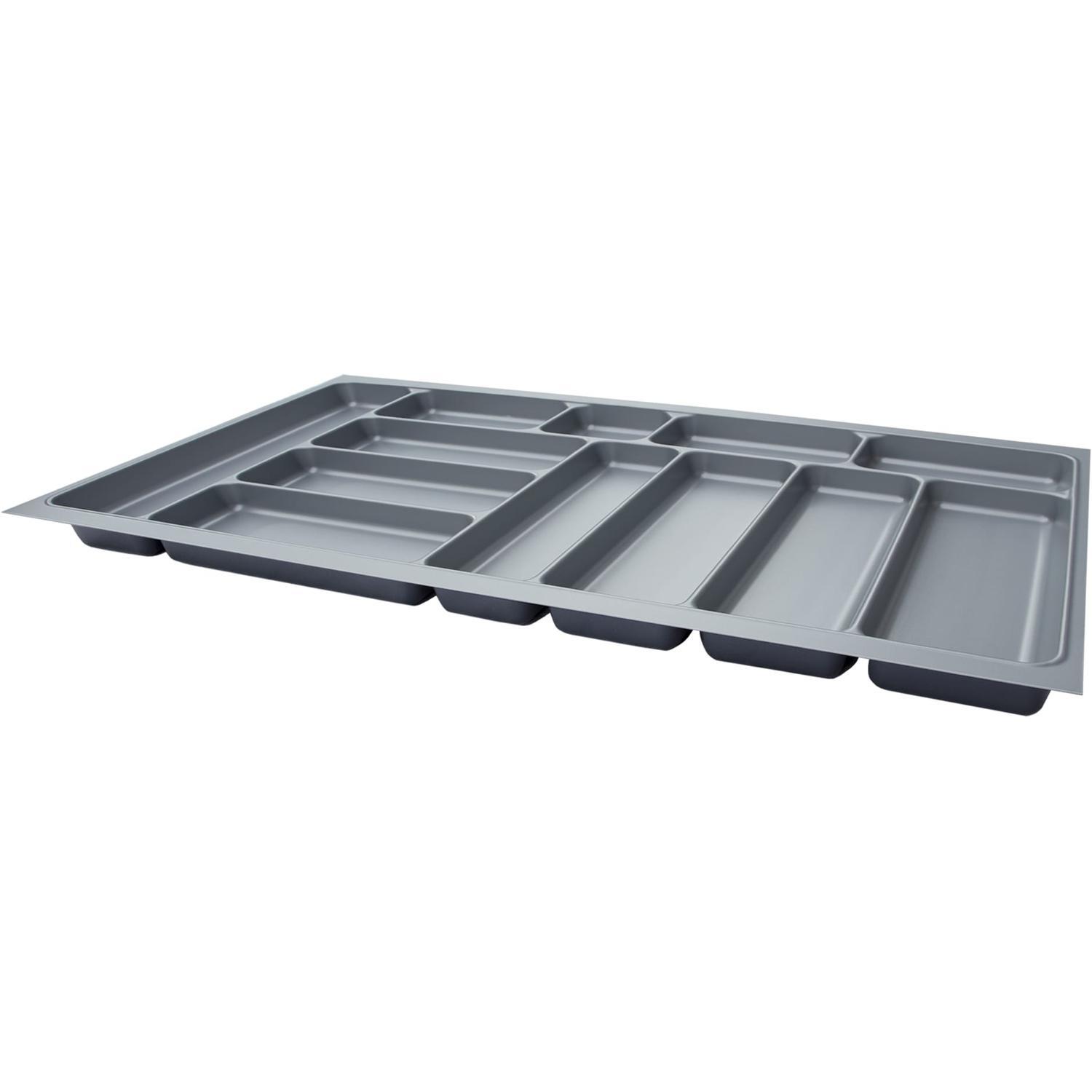 Hafele Home Smart Cutlery Tray 900mm Silver Grey Mitre10