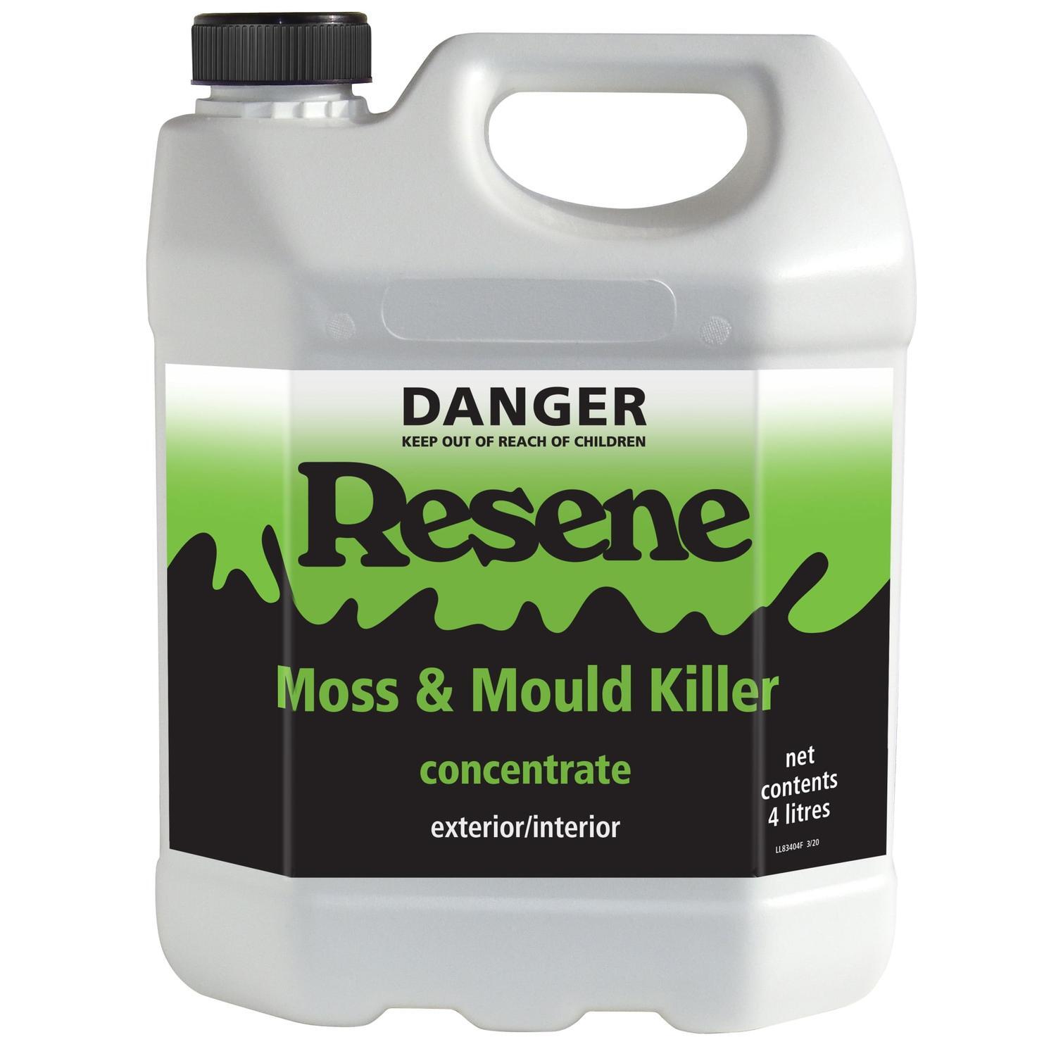 Resene Moss & Mould Killer Concentrate 4 litre Mitre10
