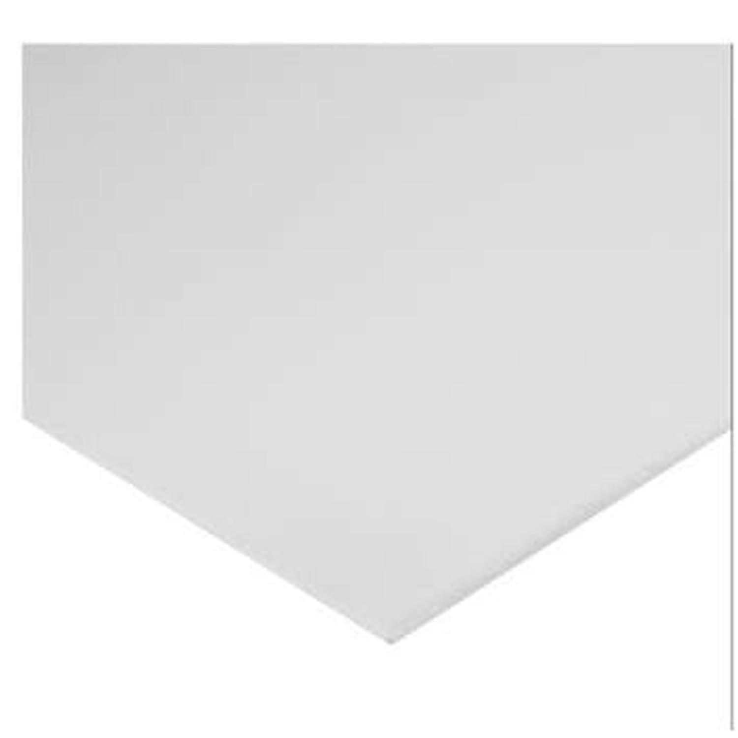 Acrylic Sheet H1200mm, W 600mm, D3.0mm White Plastic Sheeting