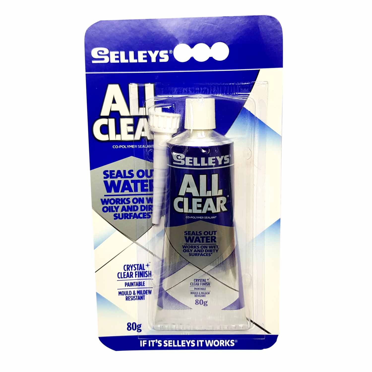 Selleys All Clear Multipurpose Sealant 80g Clear Mitre10