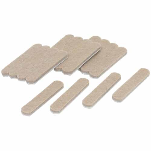 Soft Touch Felt Pads 13 x 67mm Oatmeal Mitre10