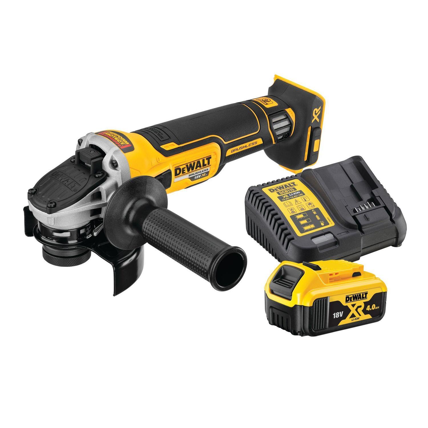 DeWalt XR Brushless Angle Grinder Kit 18 Volt Mitre10