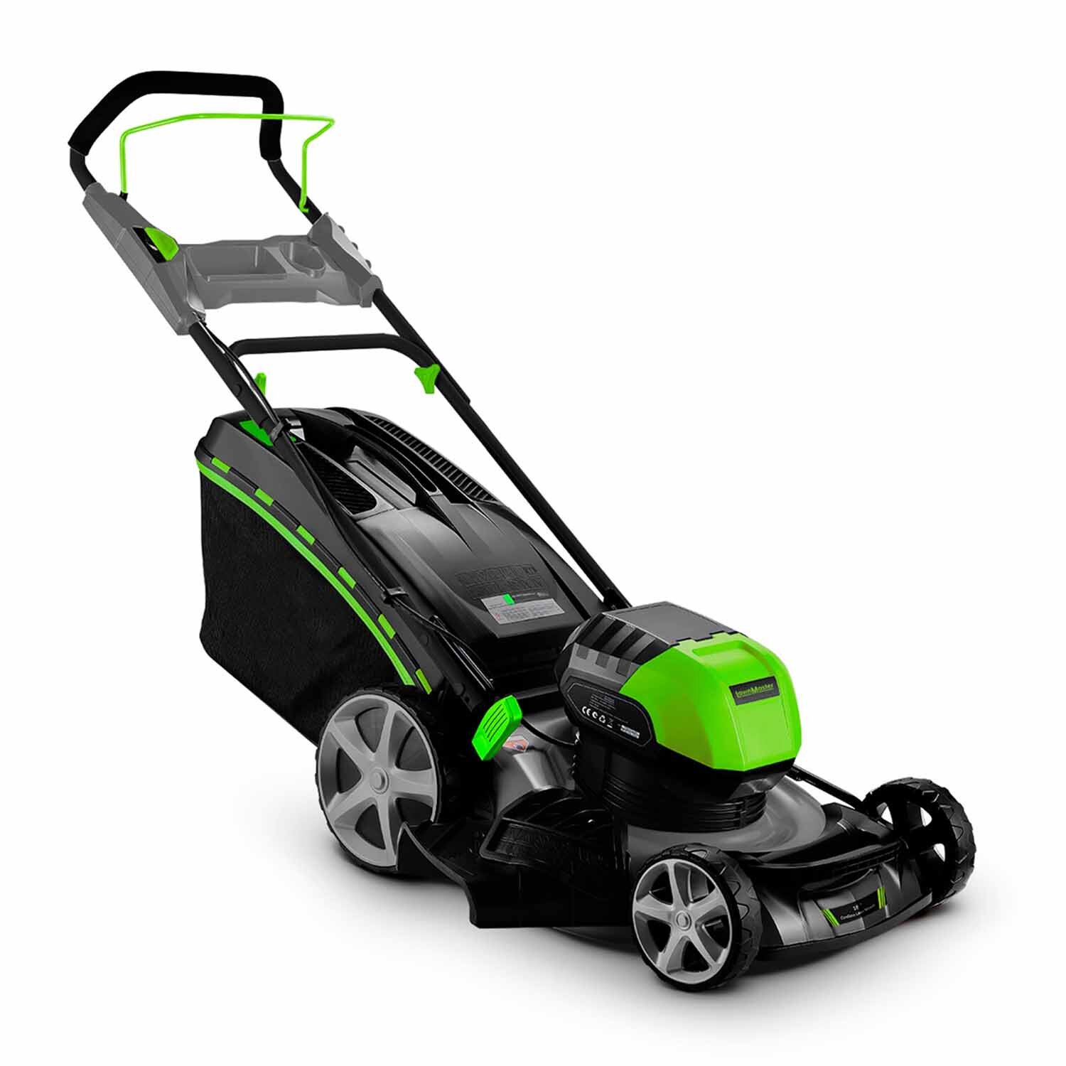 Lawnmaster | Cordless Lawnmower Kit 460mm 40 Volt, 4Ah | Mitre10