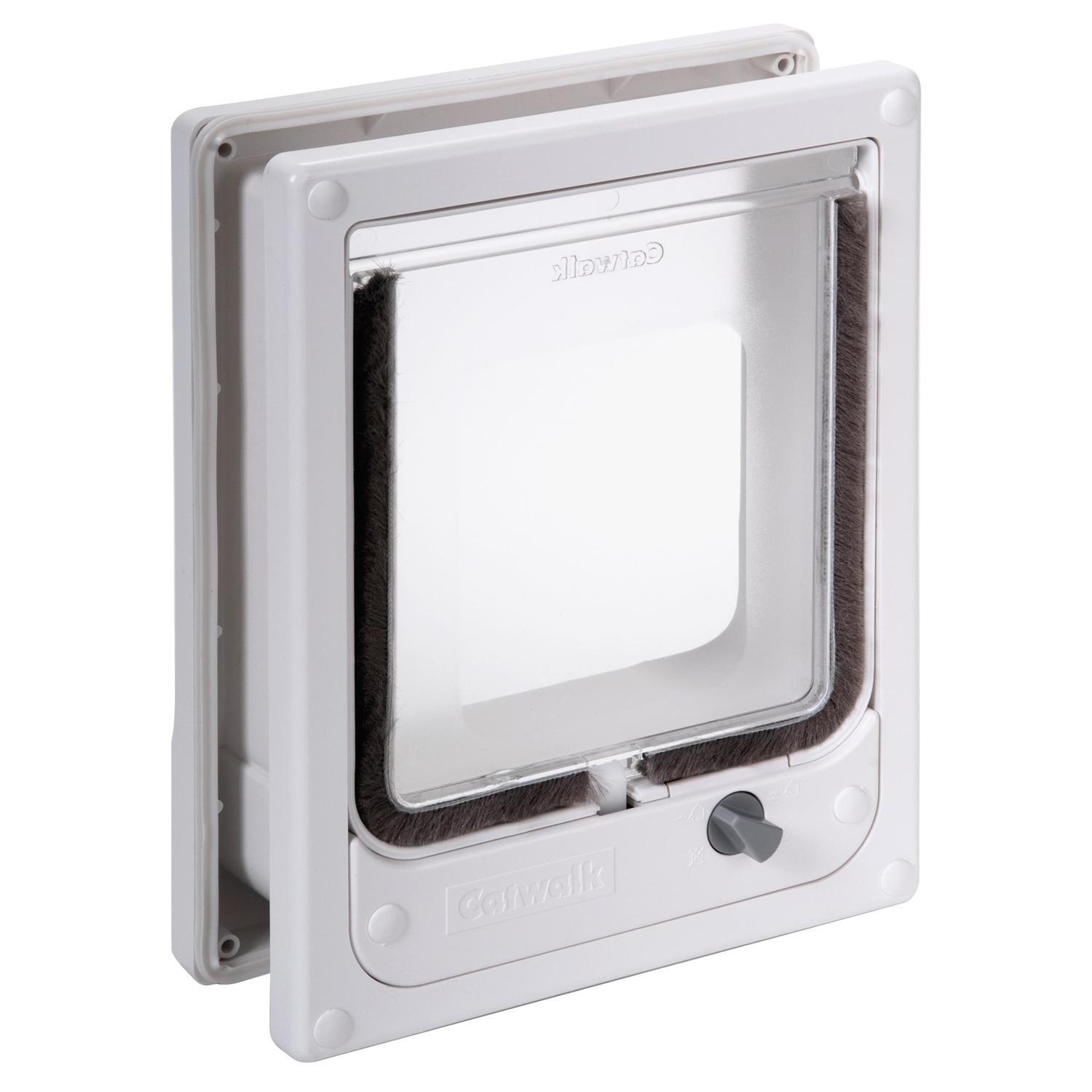 Catwalk Wood Fitting Cat Door H 245mm, W 190mm White