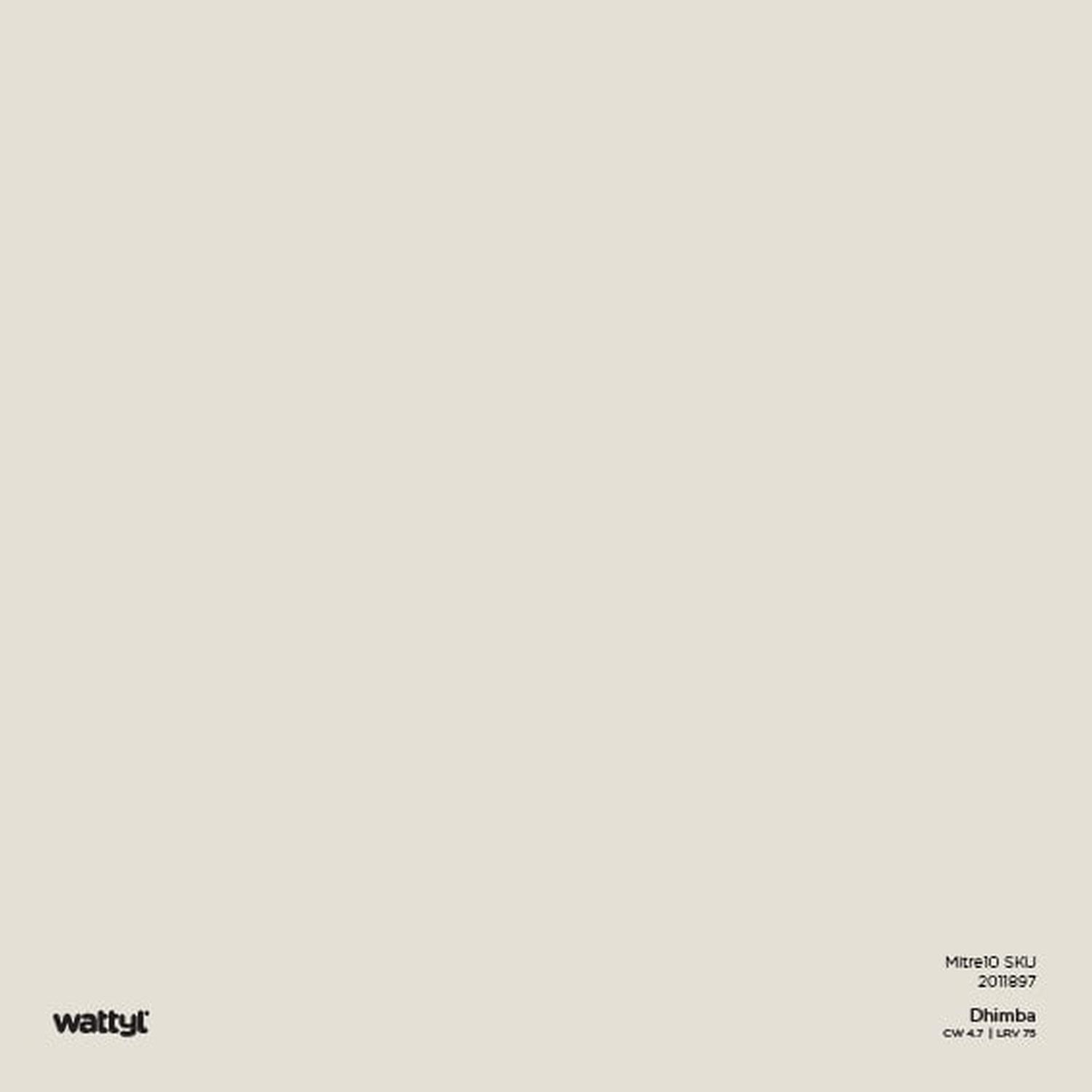 Peel Stick Paint Sample Sticker 200mm x 200mm Dhimba ColorTac