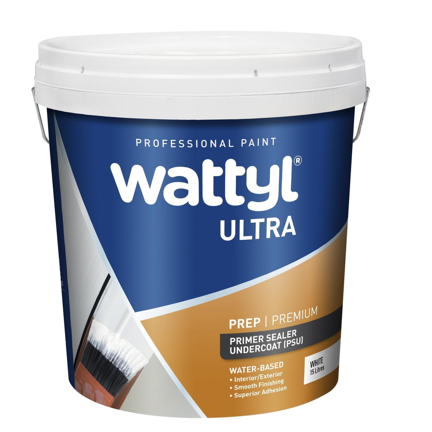 Wattyl Ultra Primer Sealer Undercoat 15 litres White Mitre10