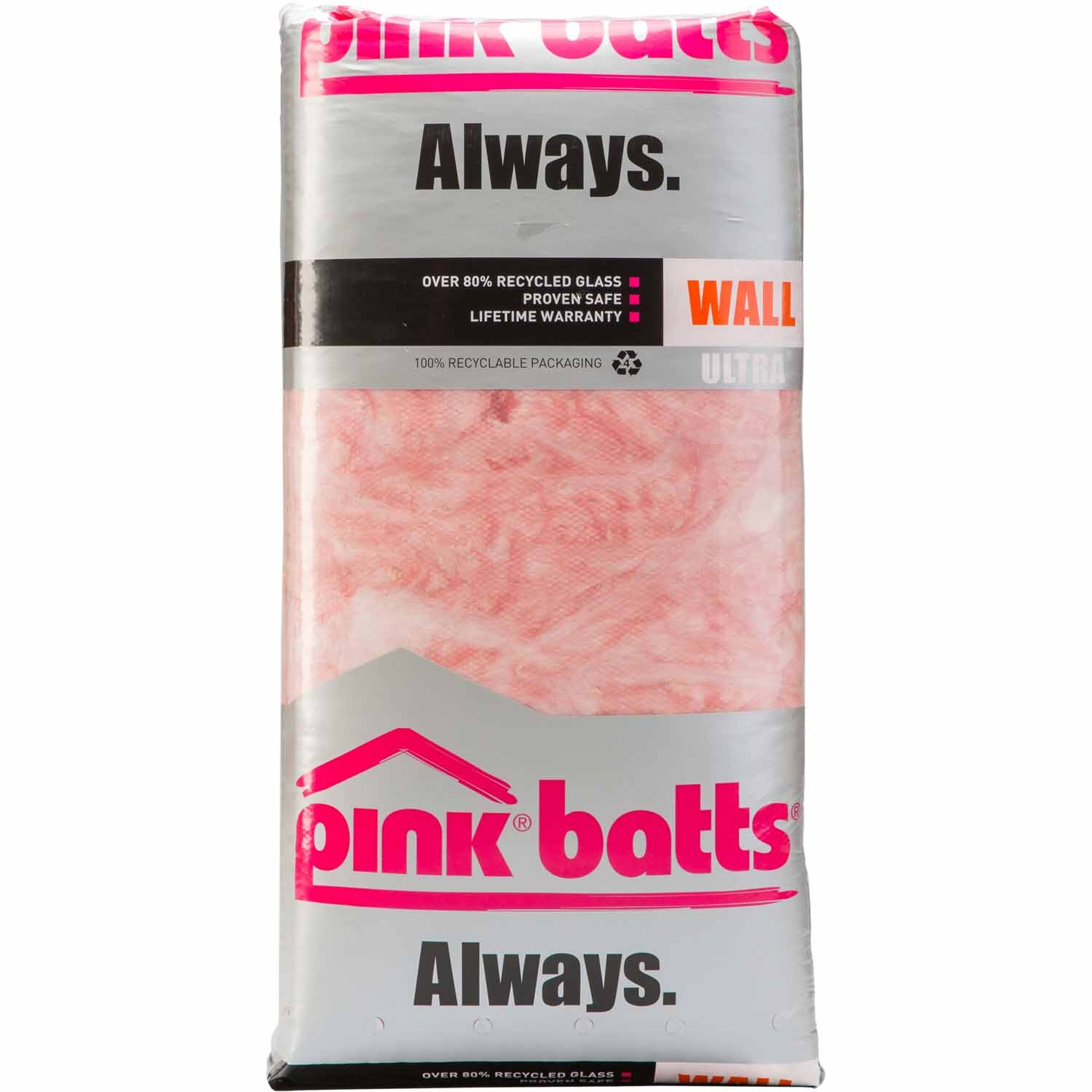 Pink Batts | Ultra Wall Insulation R2.8, 6.4m2 | Mitre10
