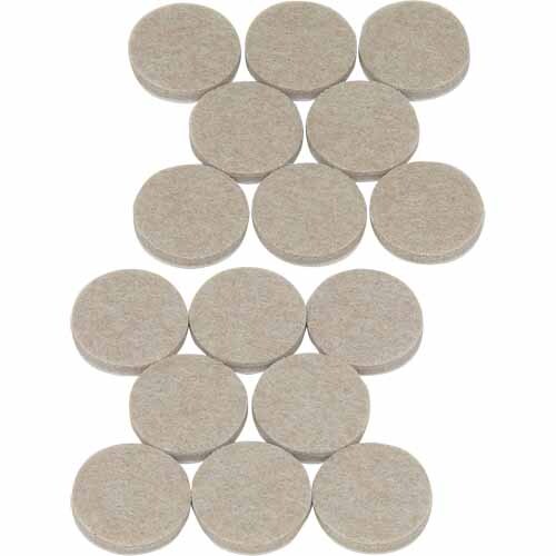 Soft Touch Felt Pads 25mm Oatmeal Mitre10