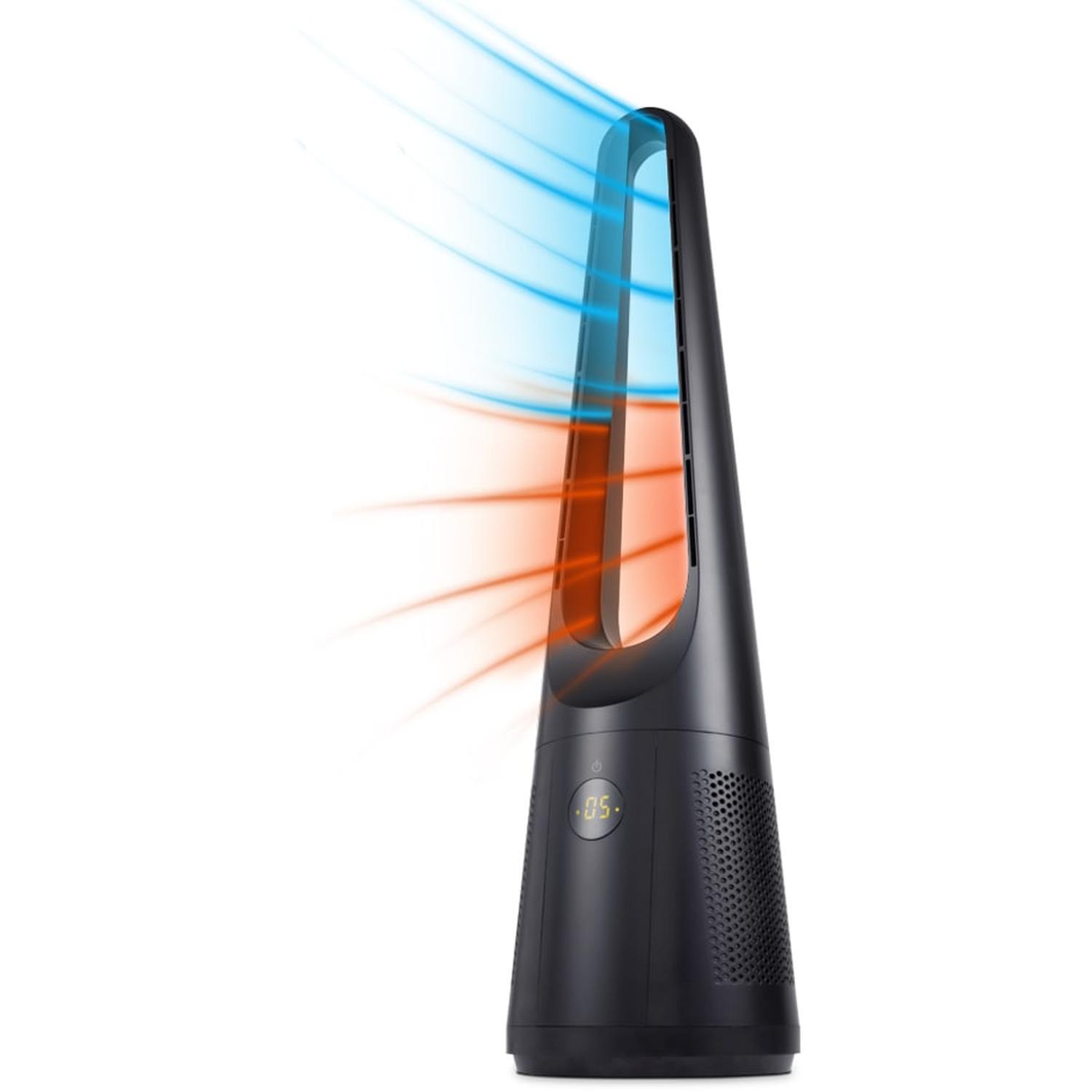 Tower Fan & Heater with Wifi MultiSeason Heating & Cooling