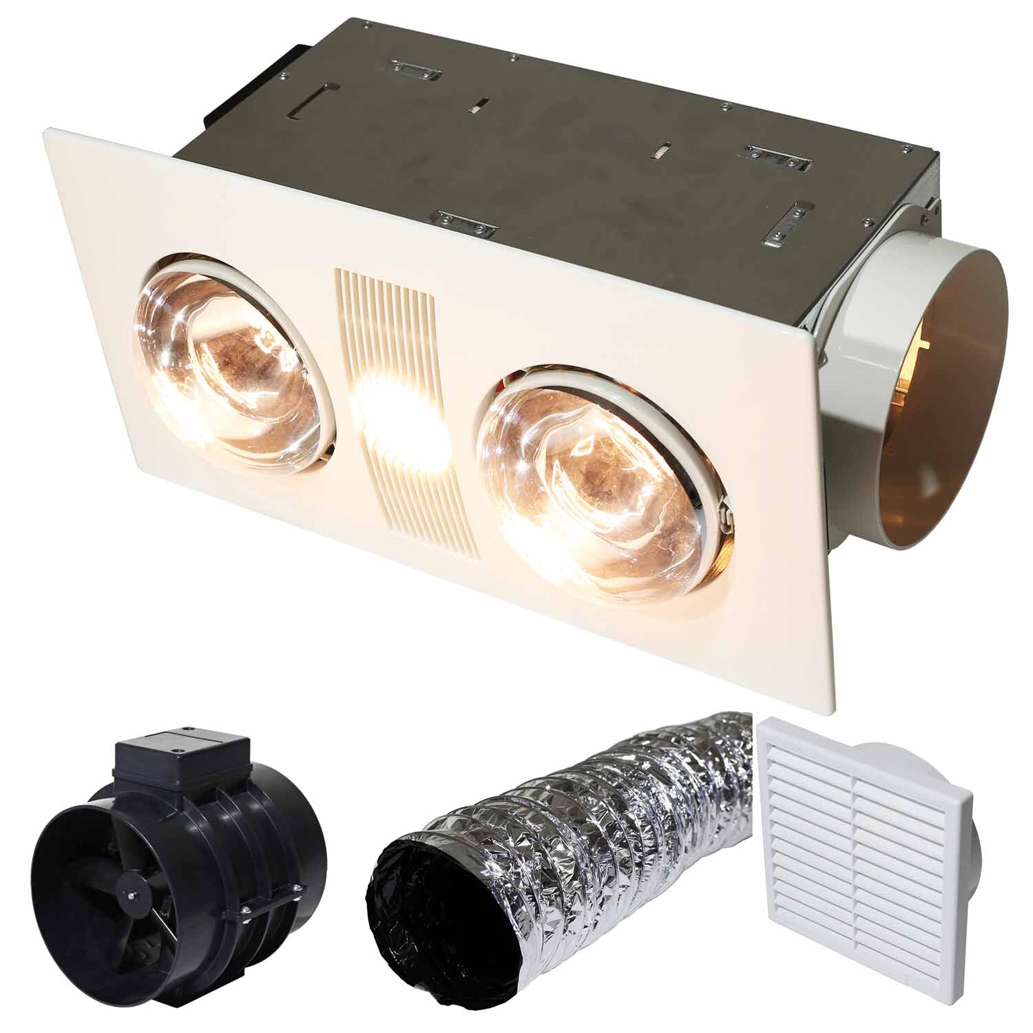 Heat, Light & Ducted Fan System Heat/Light/Fan Units & Exhaust Fans