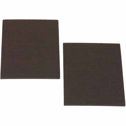 Soft Touch Felt Pads 114 x 150mm Brown Mitre10