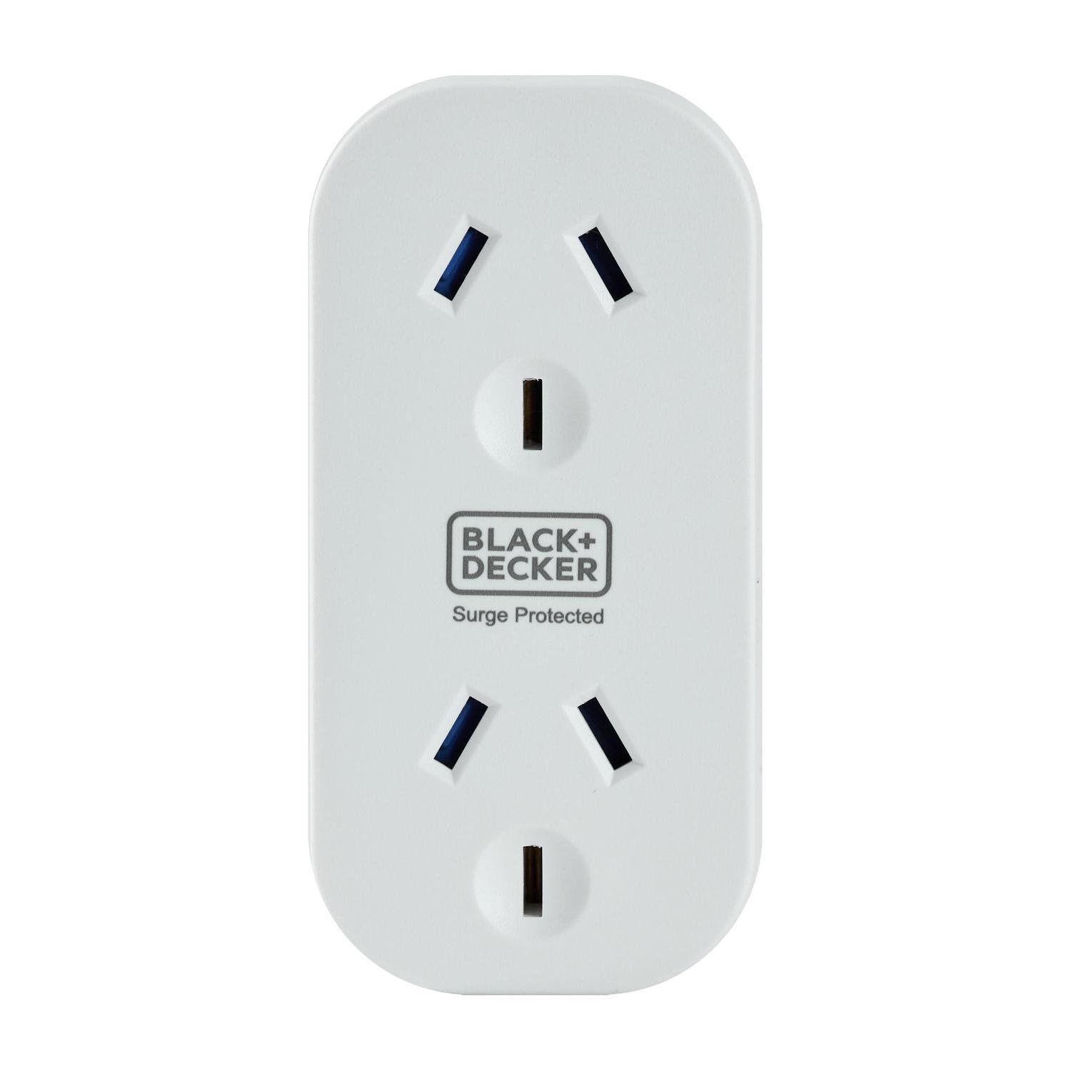 Black+Decker | Double Adaptor | Mitre10