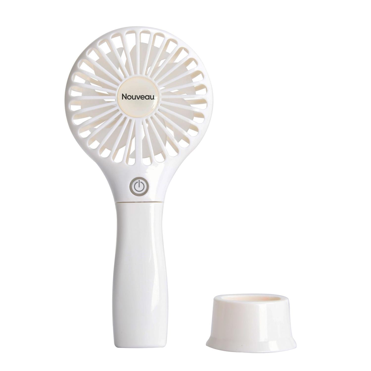 Rechargable Handheld Fan White Personal Fans
