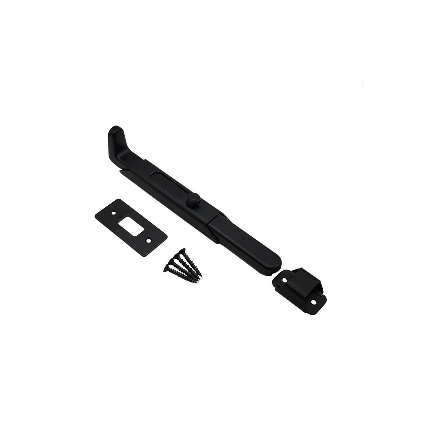 Gartner Trade Slide Bolt Matt Black Mitre10