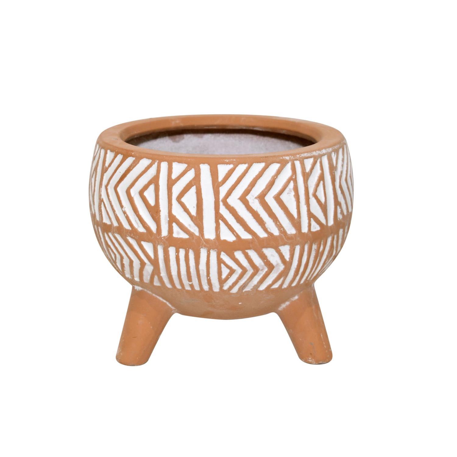 Nouveau Indoor Ceramic Pot on Feet Mitre10