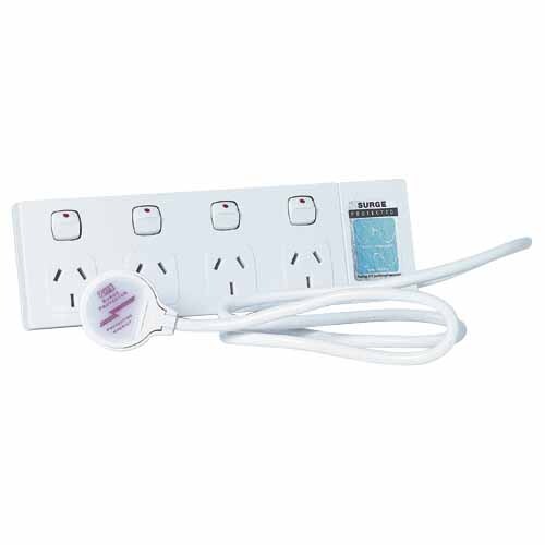 4 Outlet Switched Powerboard Power Boards