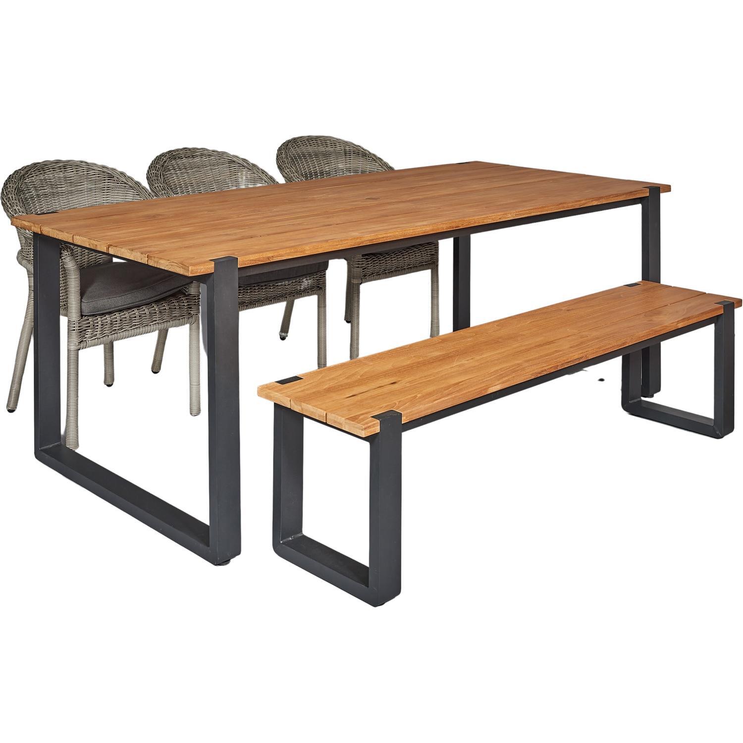 Nouveau Outdoor Dining Setting Mitre10