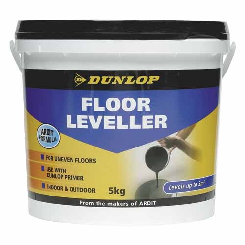 Dunlop Multipurpose Floor Leveller Compound 5kg Grey Mitre10