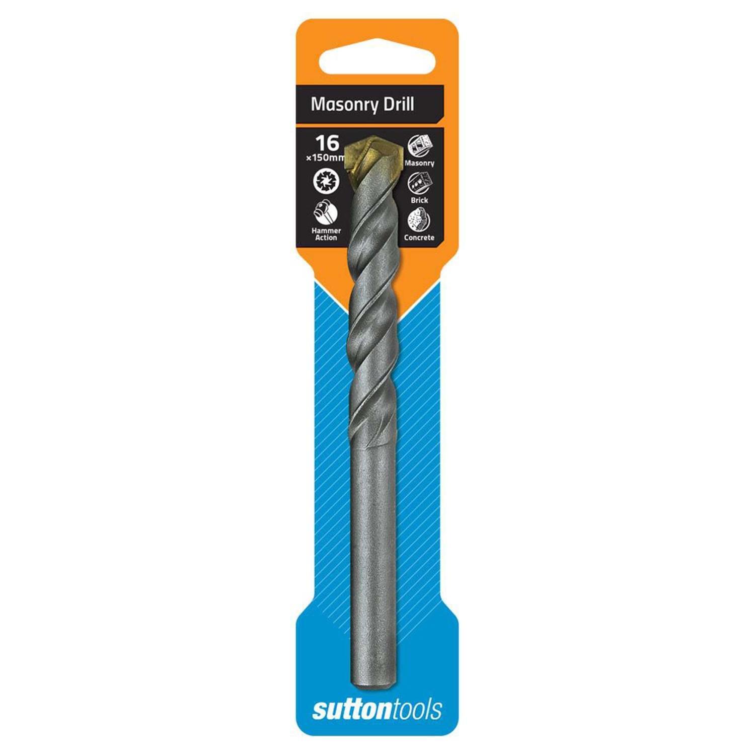 Sutton Tools | Masonry Drill Bit M16 x 150 | Mitre10