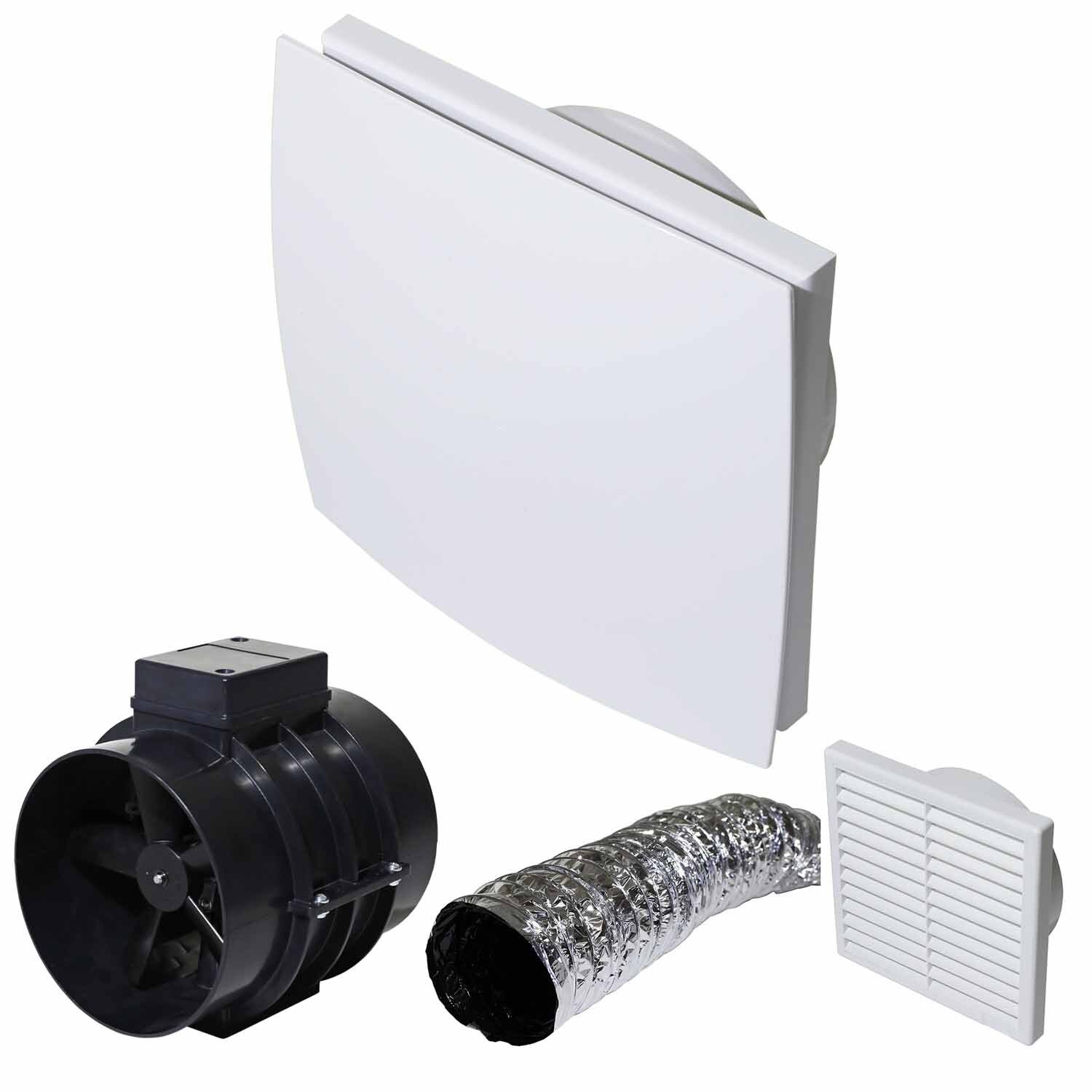 Shower Fan Kit Heat/Light/Fan Units & Exhaust Fans