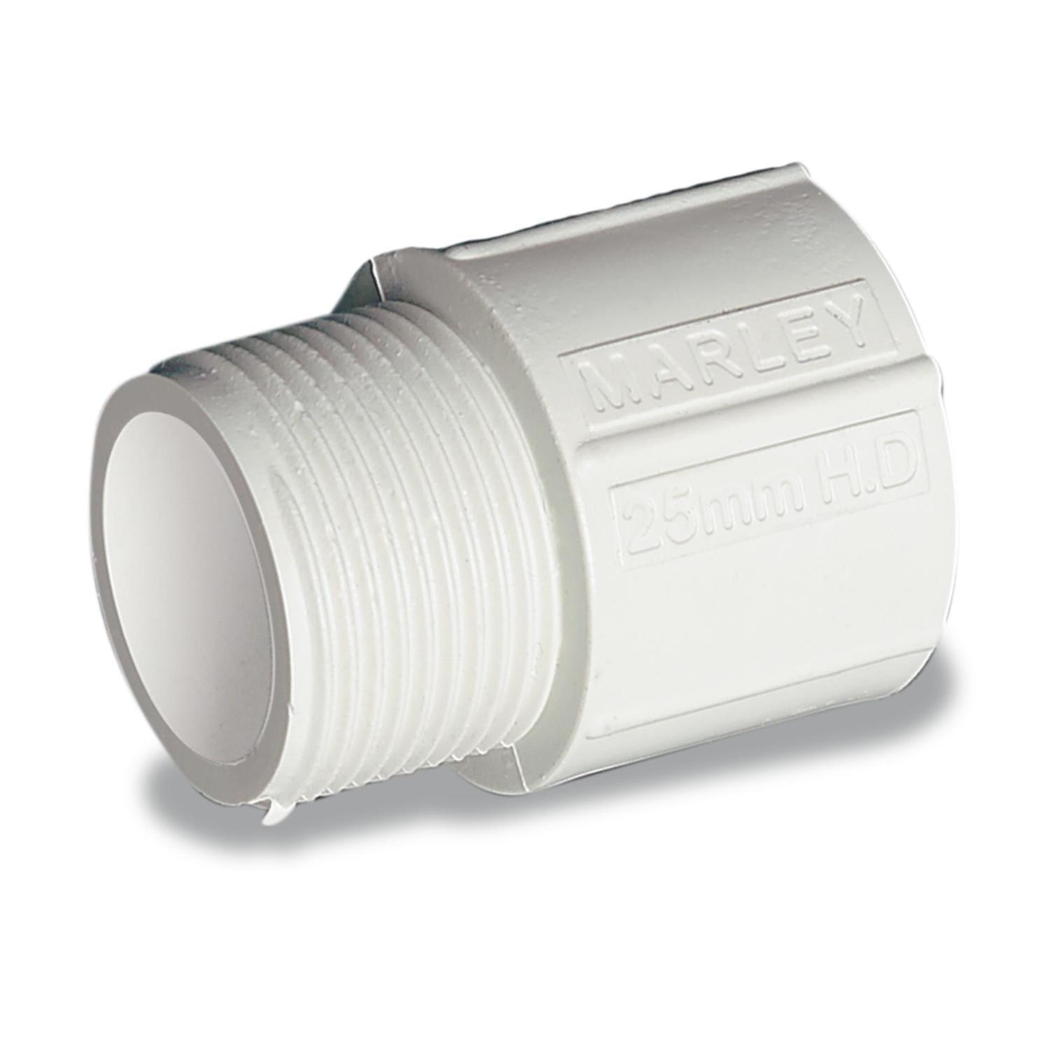 Marley Arma Conduit Plain to Screw Adaptor 20mm Grey Mitre10