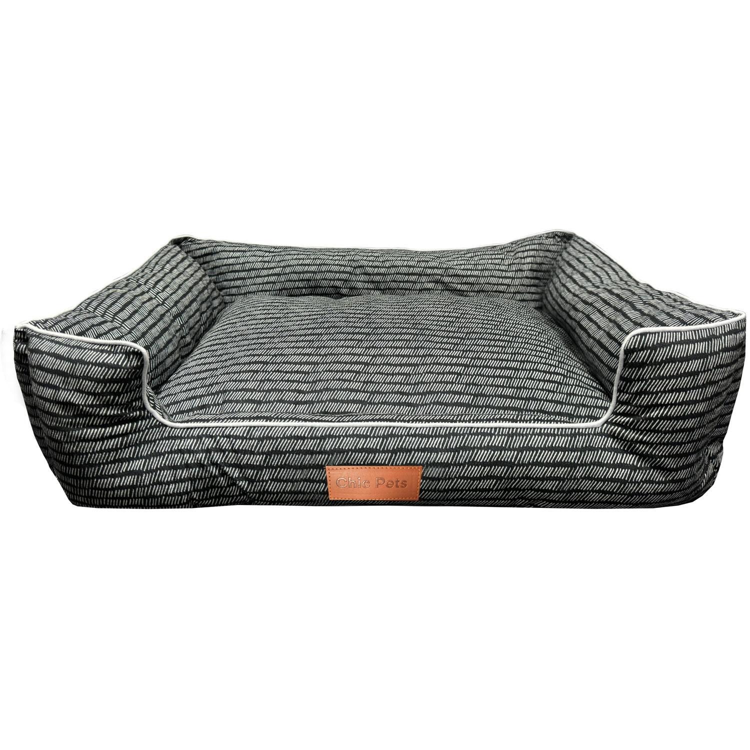 Square Sofa Dog Bed Square Large Black Pet Cages, Doors, Beds & Kennels