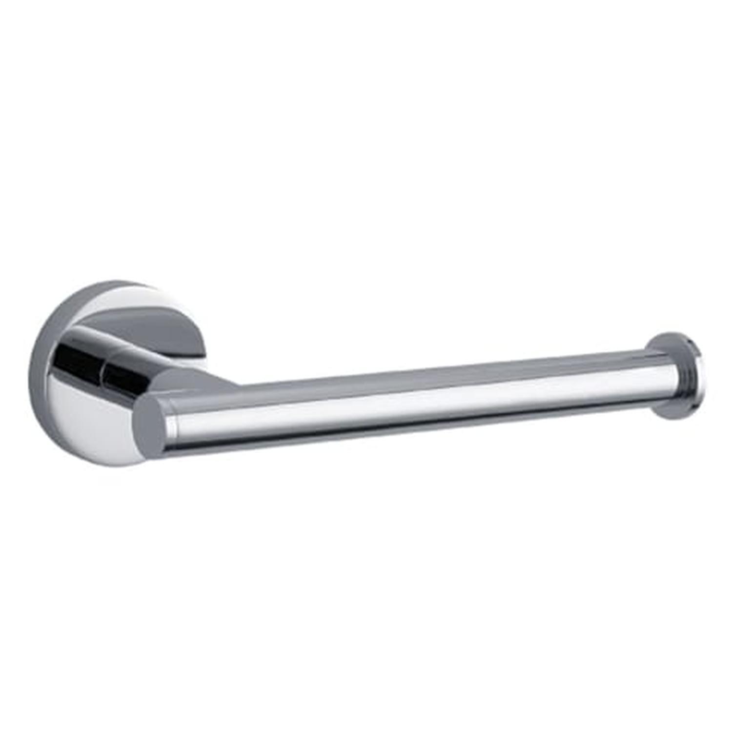 Newtech Evoke Toilet Roll Holder Brushed Nickel Mitre10