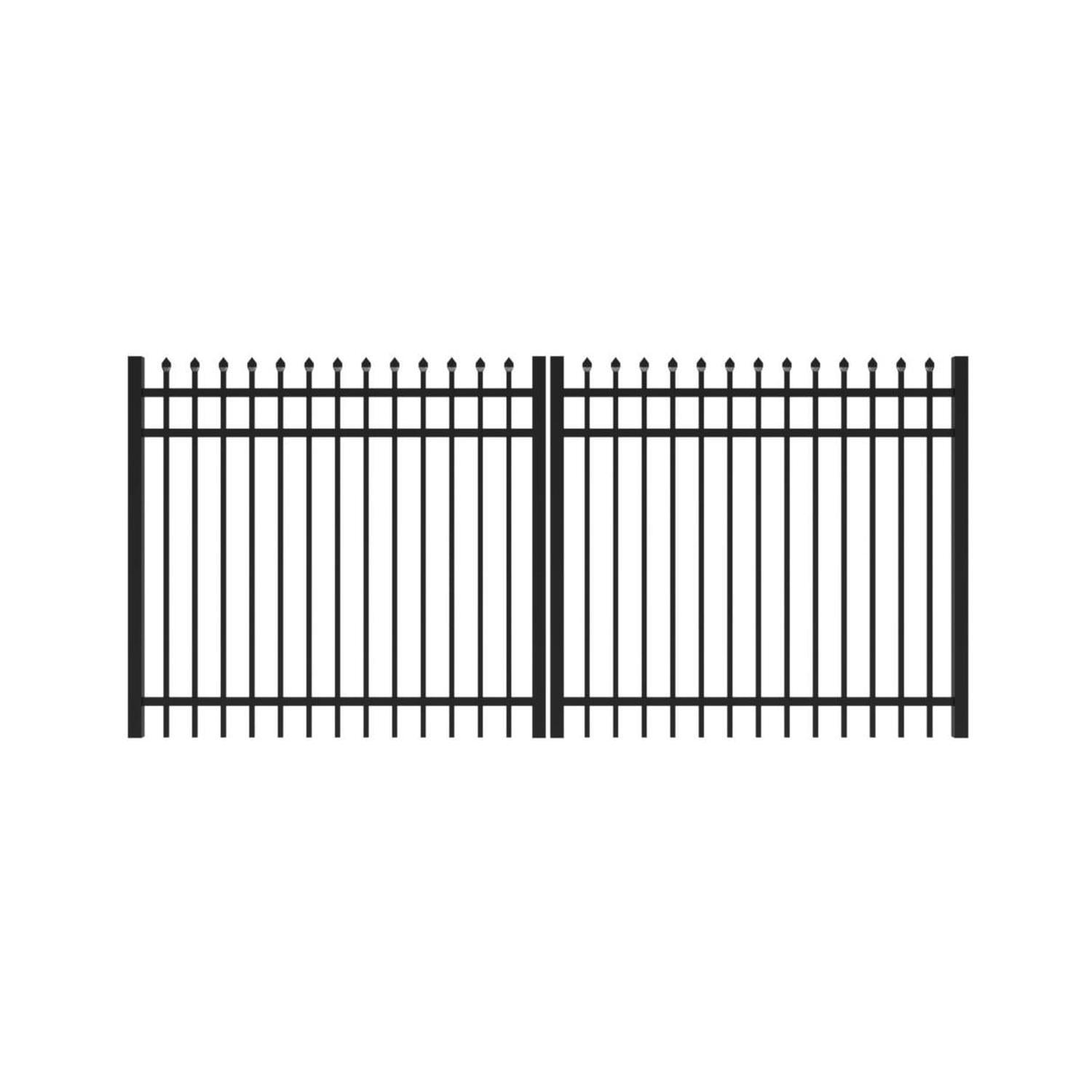 Fentec Fortress Driveway Gates Spear Top H 1800mm x W 11752350mm
