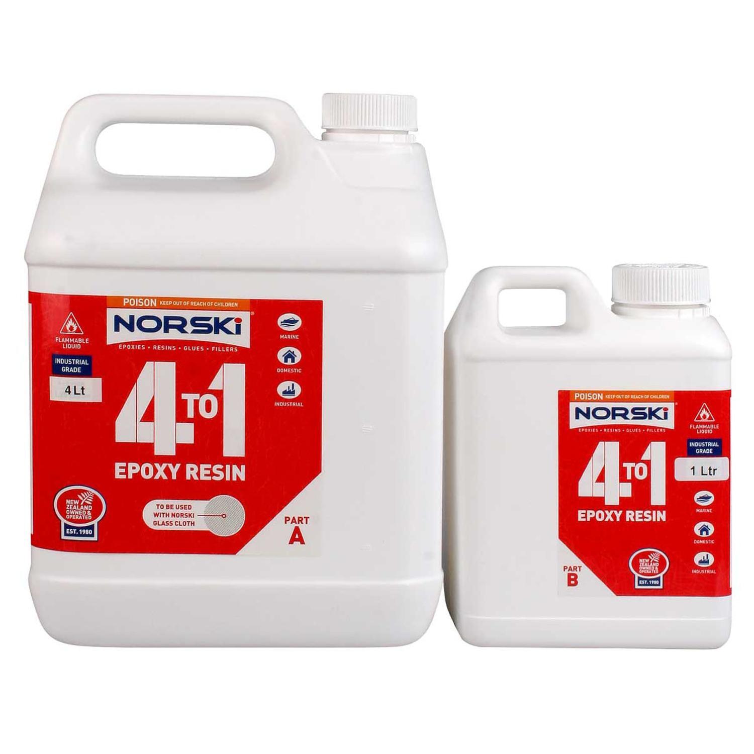 Norski Epoxy Resin 5 litre Opaque when cured Mitre10
