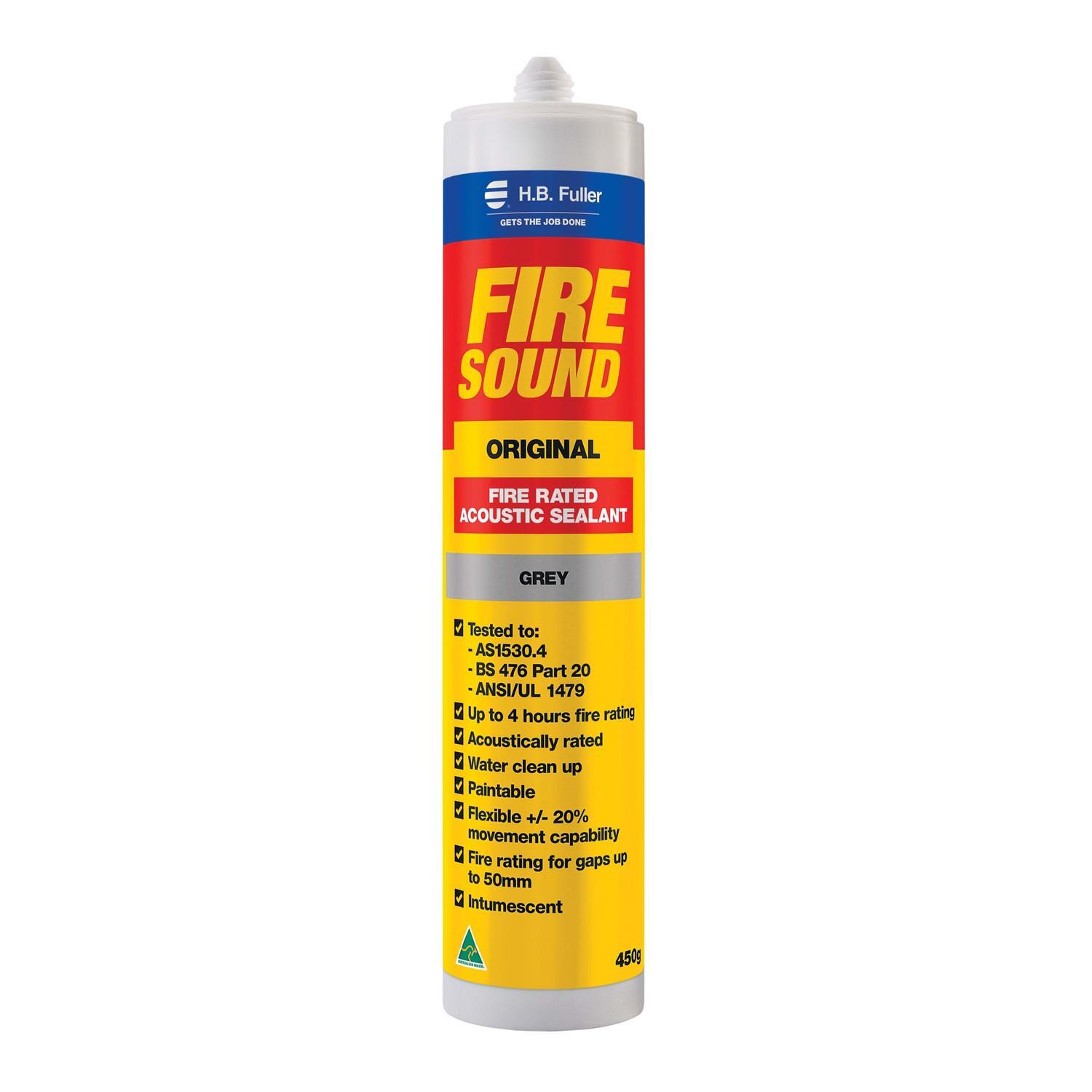 H B Fuller | Firesound Acoustic Sealant 450g Grey | Mitre10