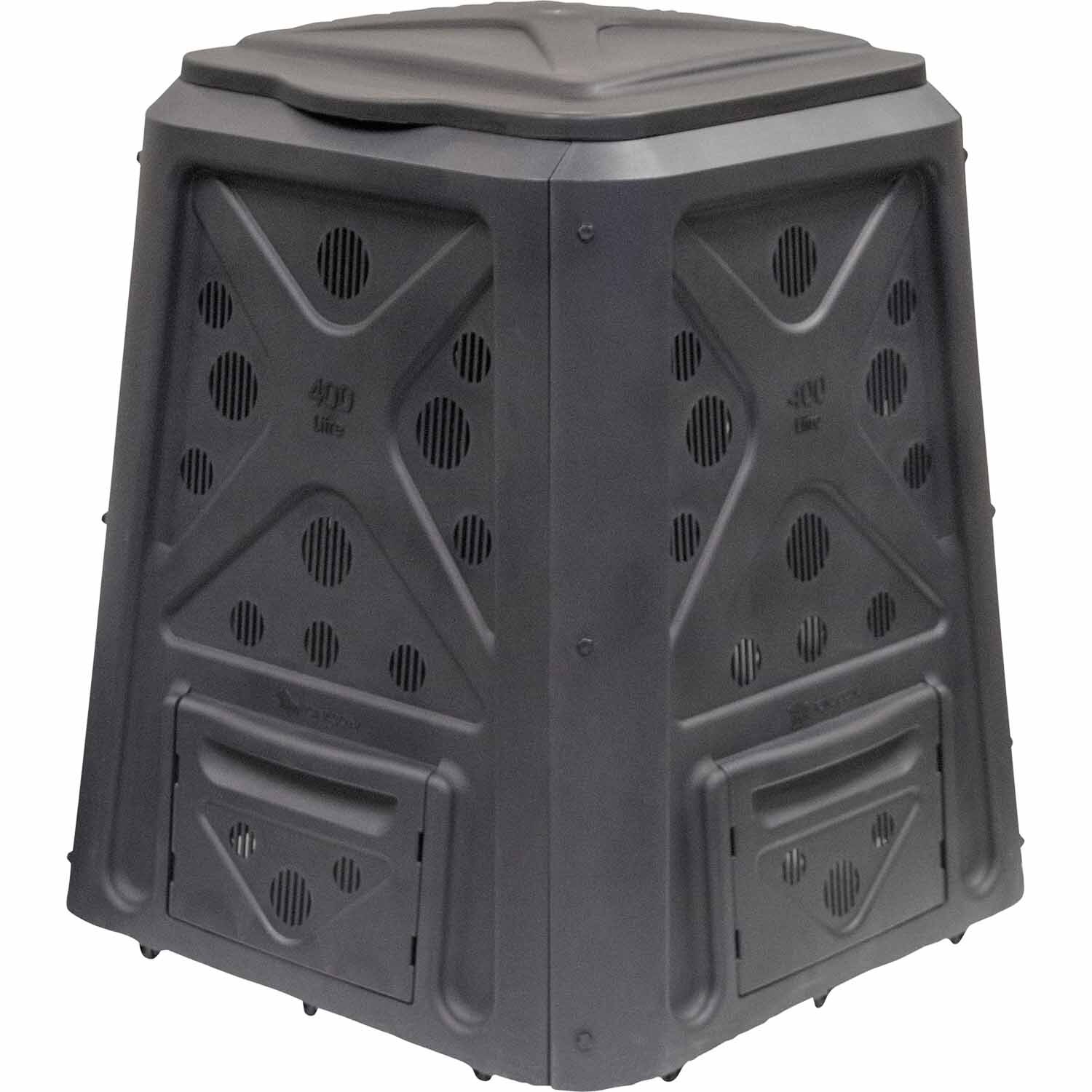 Taurus GARDEN Compost Bin 400 Litre Black Mitre10